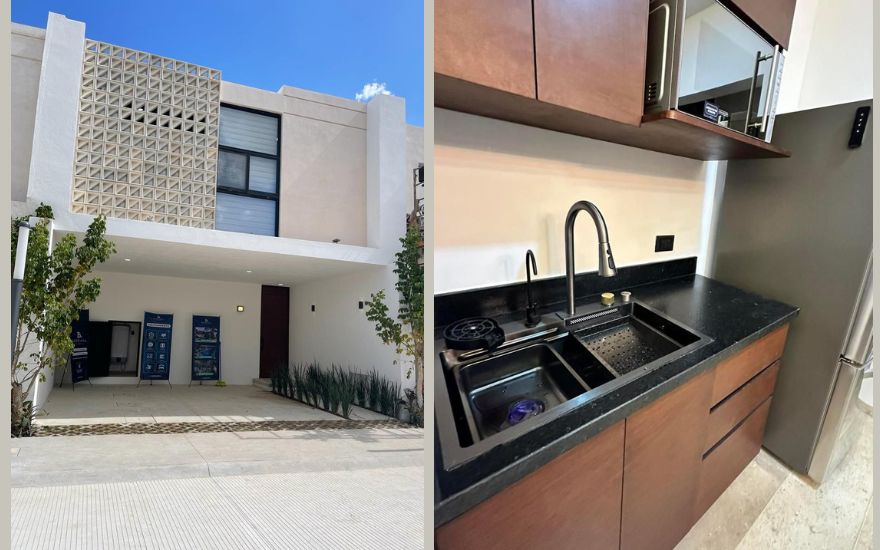 Fachada y cocina Borena